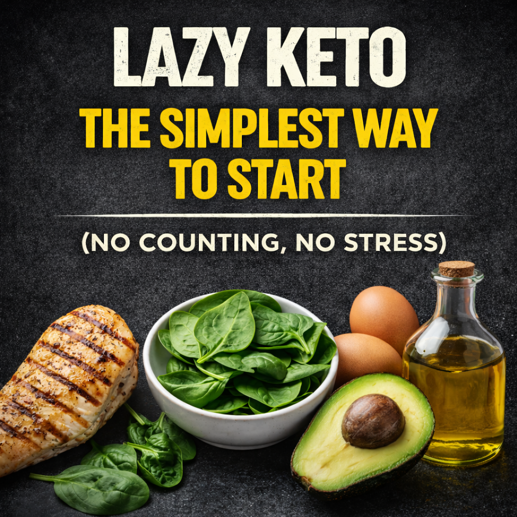 Read more about the article Lazy Keto: The Simplest Way to Start (No Counting, No Stress)