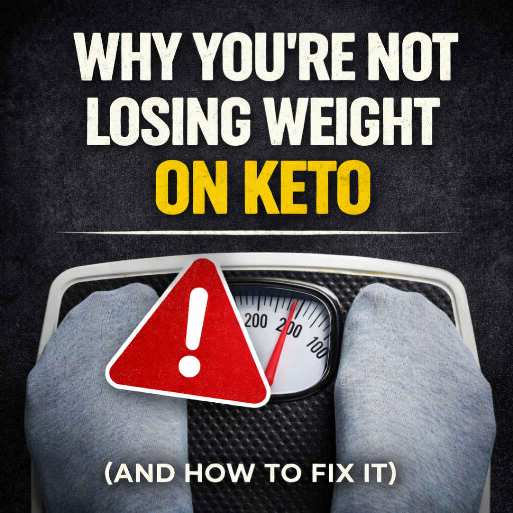 Read more about the article Why You’re Not Losing Weight on Keto (And How to Fix It)