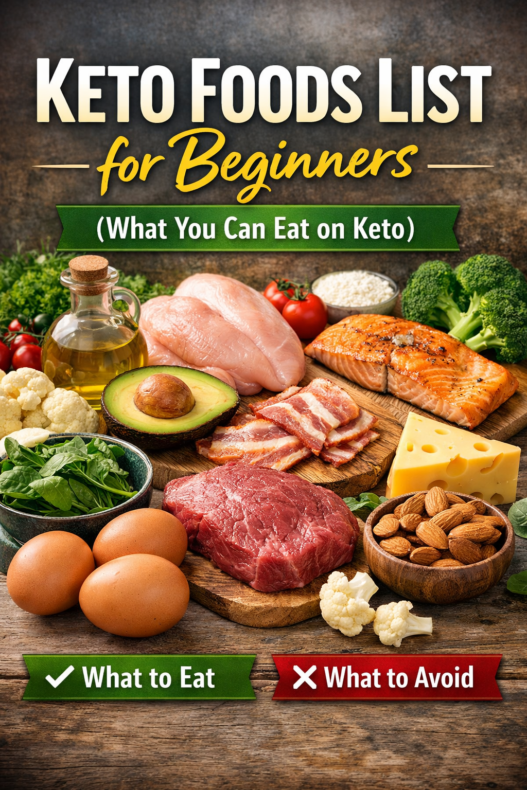 Read more about the article Keto Foods List for Beginners (What You Can Eat on Keto)