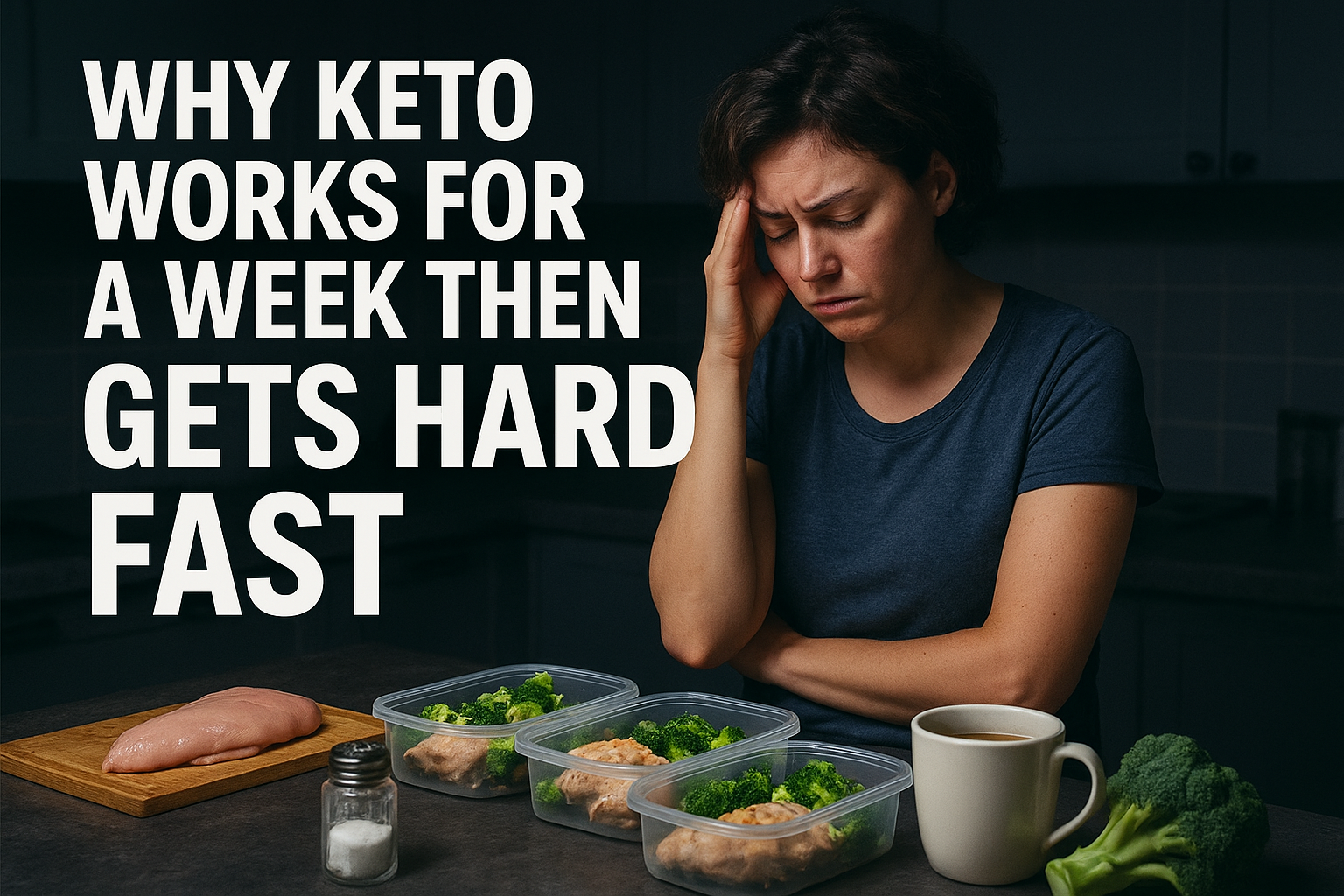 You are currently viewing Why Keto Works for a Week Then Gets Hard Fast