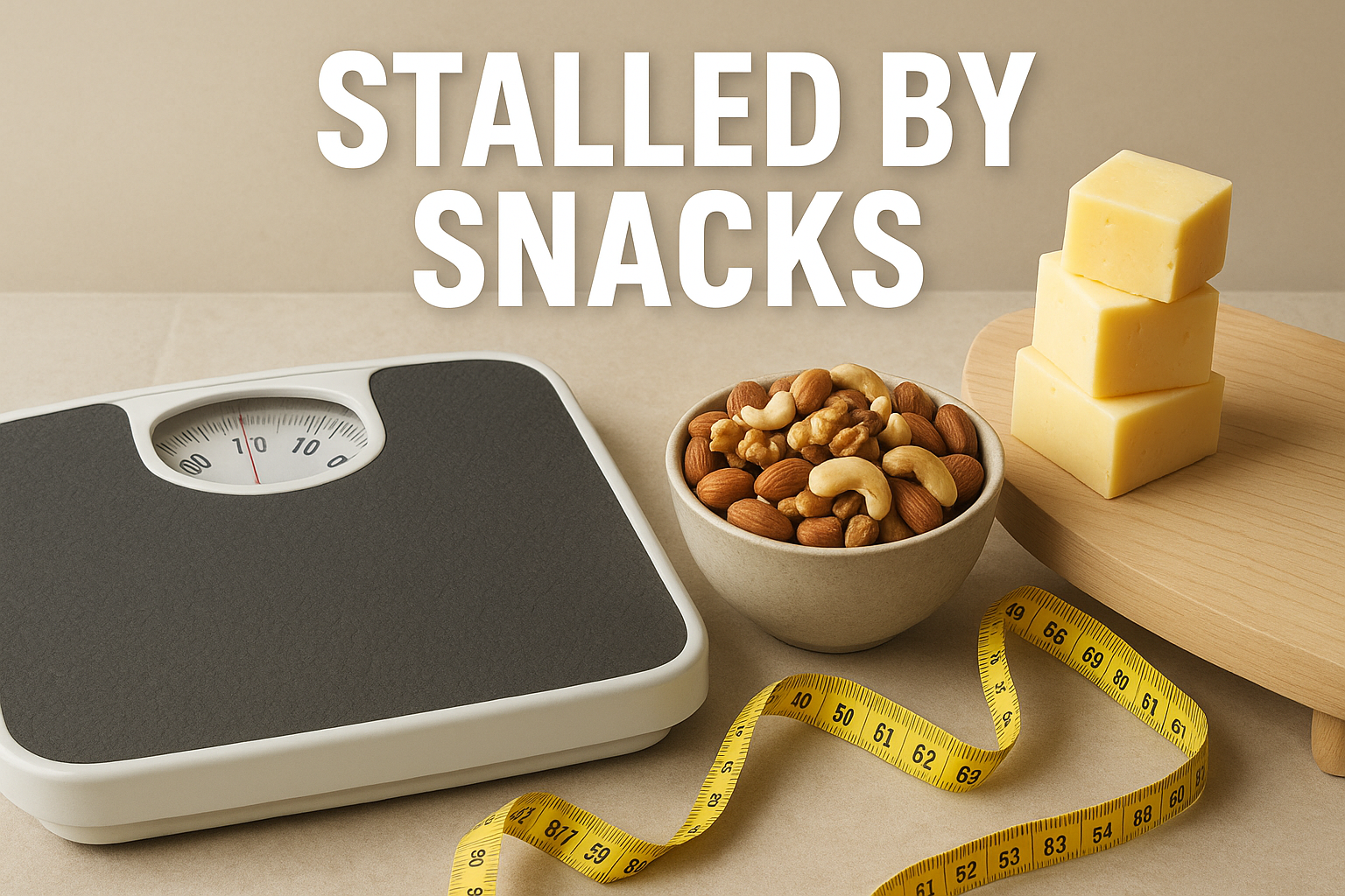 You are currently viewing Why “Just a Handful” of Nuts and Cheese Can Stall Keto Weight Loss