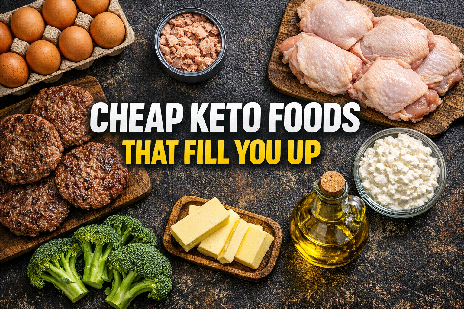 You are currently viewing The Cheap Keto Foods That Keep Beginners Full Without Living on Snacks