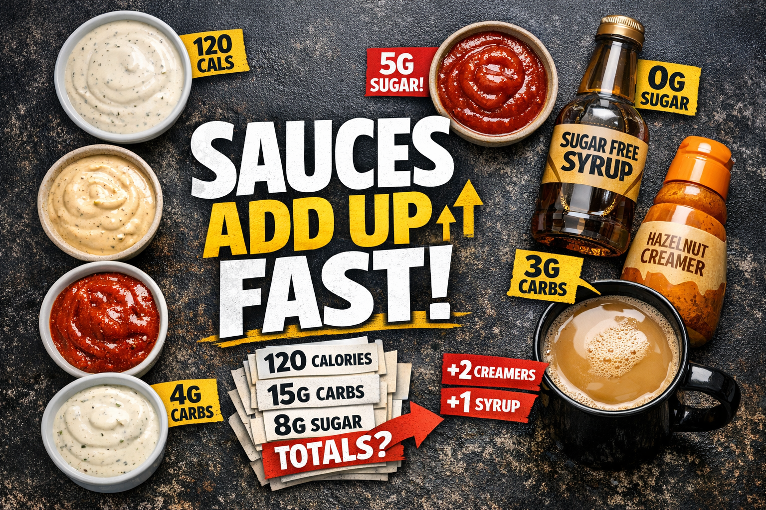 You are currently viewing Why Keto Stops Working When Your “Low-Carb” Sauces Add Up Fast