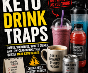 Keto Drink Traps: Coffee, Smoothies, Sports Drinks, and Low-Carb Drinks That Quietly Make Keto Harder