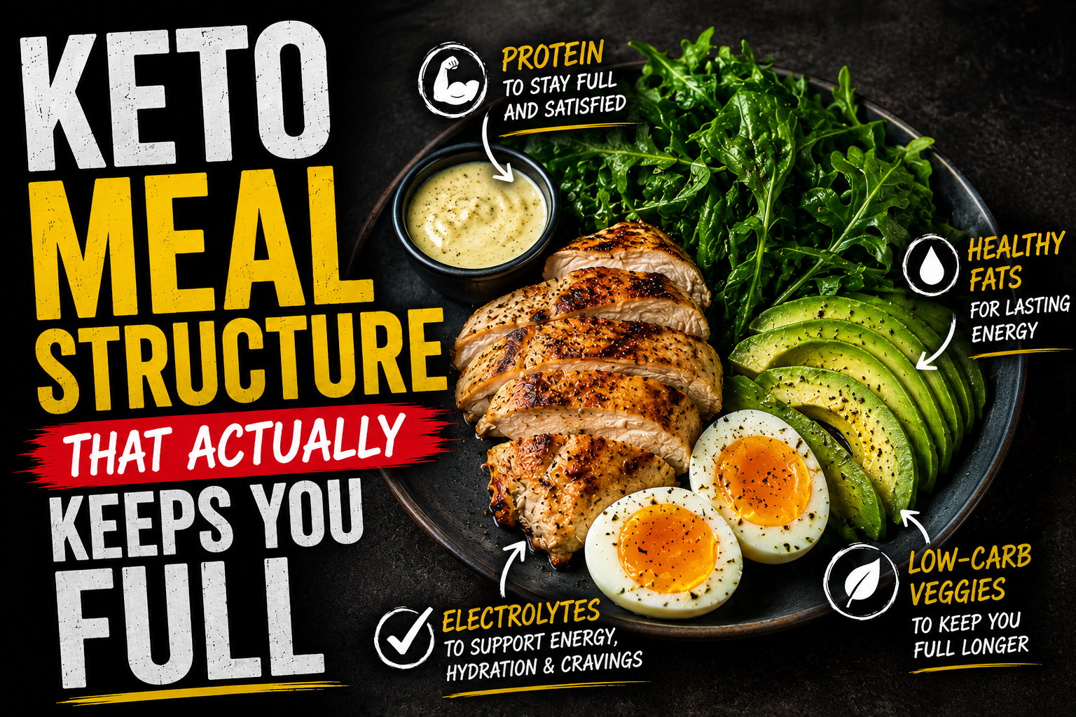 You are currently viewing Keto Meal Structure That Actually Keeps You Full
