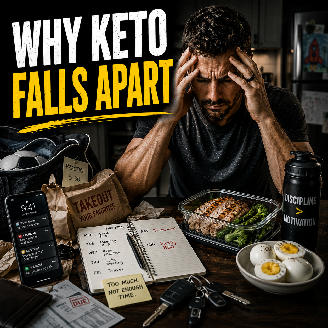 You are currently viewing Why Keto Falls Apart in Real Life (And the Simple Fixes That Actually Help)