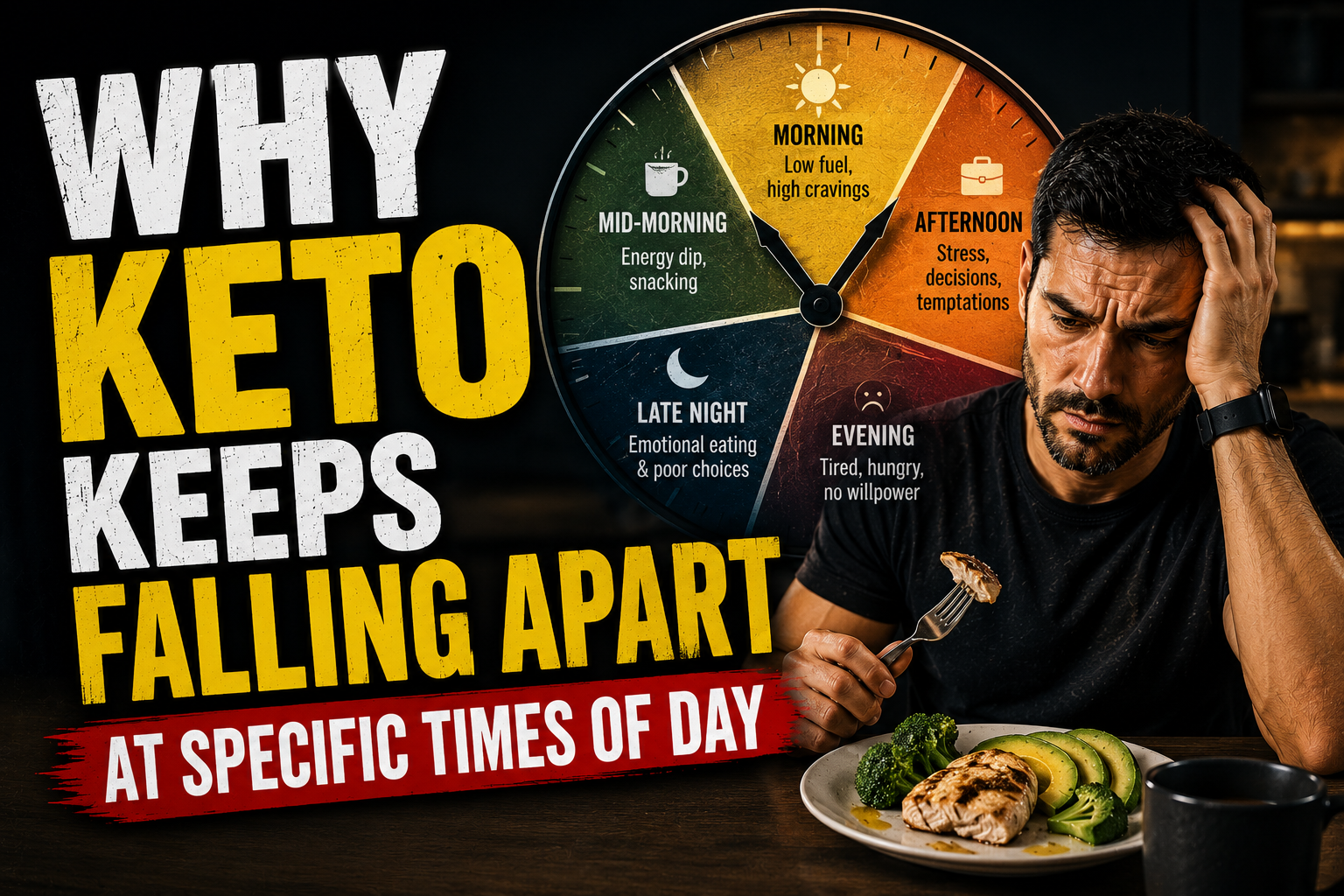 You are currently viewing Why Keto Keeps Falling Apart at Specific Times of Day