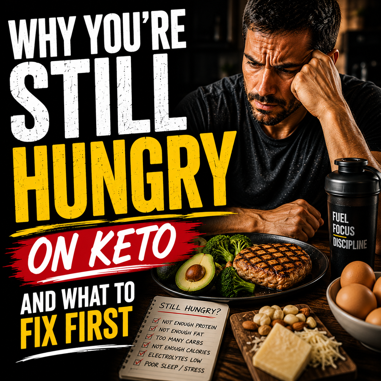 You are currently viewing Why You’re Still Hungry on Keto and What to Fix First