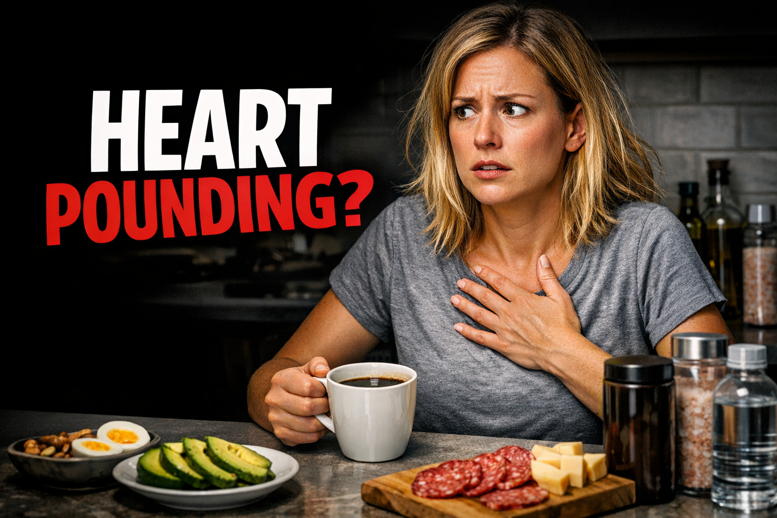 You are currently viewing Why Your Heart Pounds on Keto When Electrolytes Are Off and Caffeine Is Too High