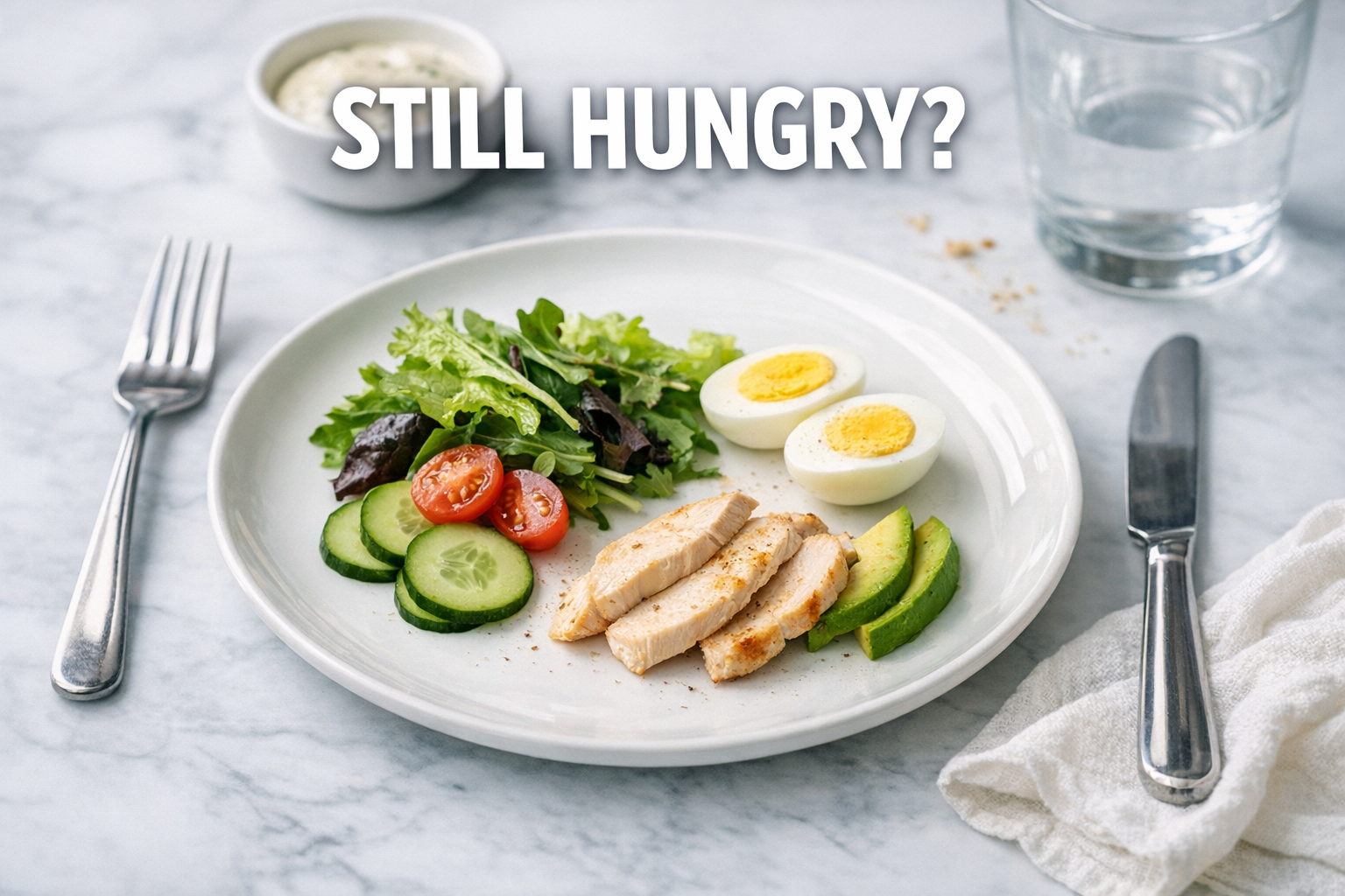 You are currently viewing Why Keto Hunger Comes Back Fast When Your Meals Are Low Carb but Still Too Small