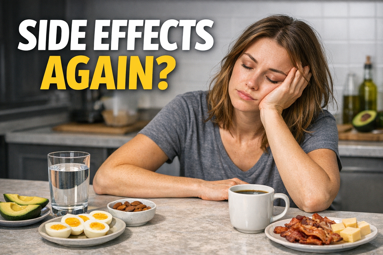 You are currently viewing Why Keto Side Effects Keep Coming Back Even After Electrolytes Help for a Day