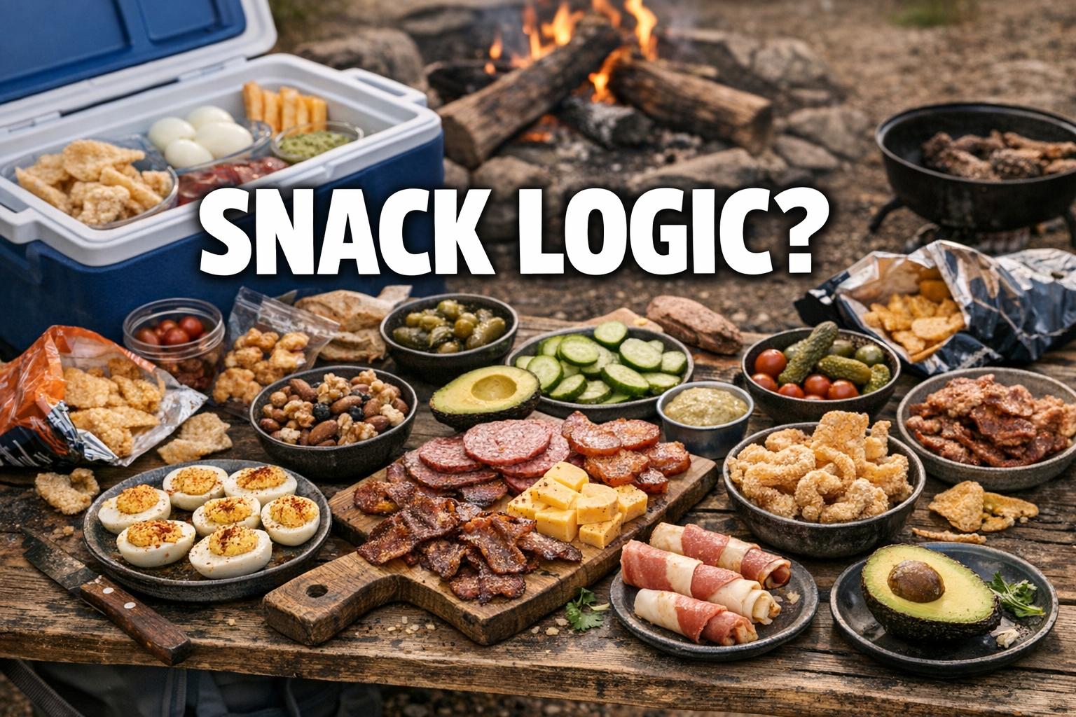 You are currently viewing Lazy Keto Camping Trips: How Coolers, Campfire Food, and No Routine Turn Everything Into Snack Logic