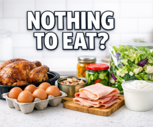 lazy keto grocery list featured image