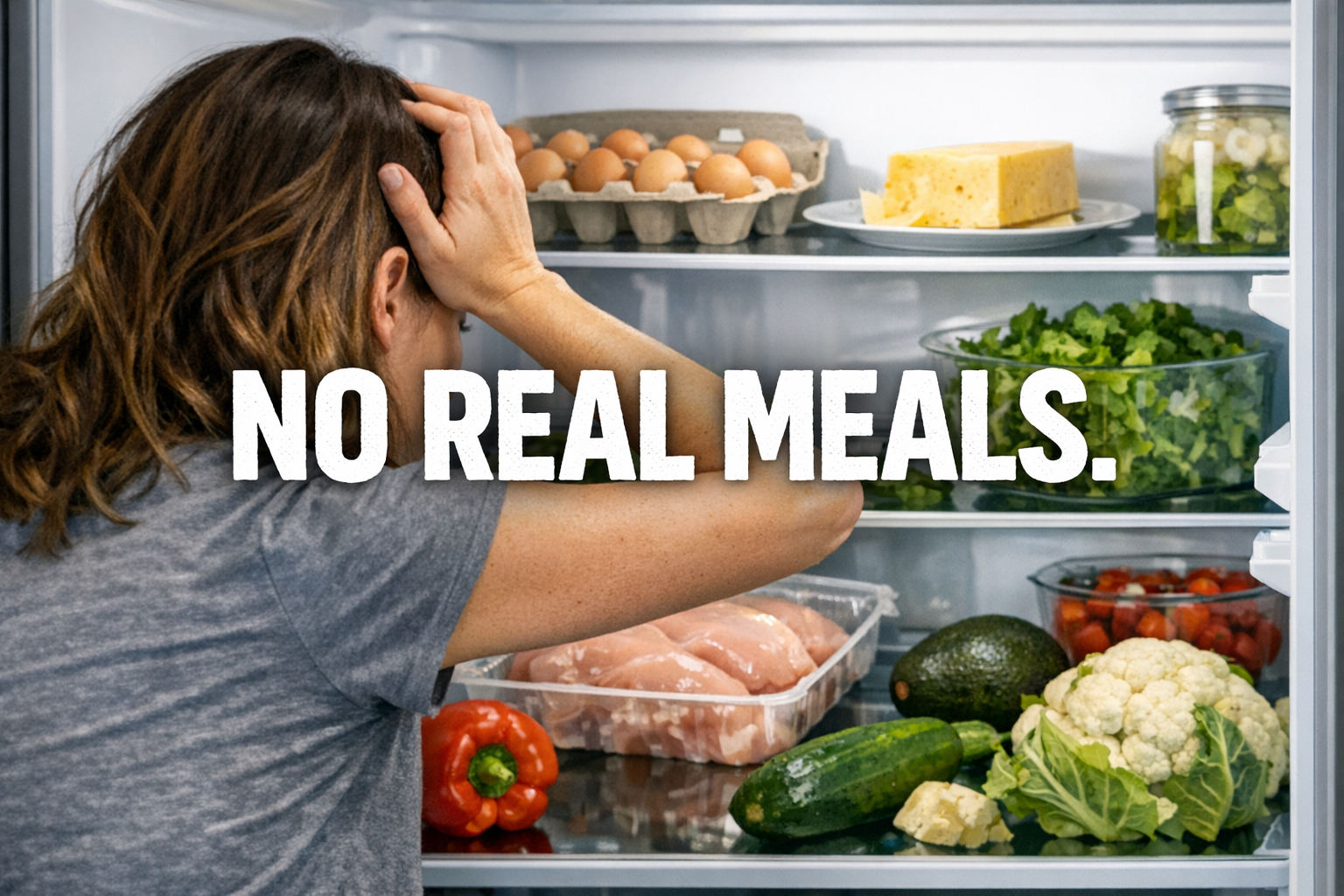 You are currently viewing Why Lazy Keto Breaks Down When You Buy Ingredients but Never Build Default Meals Out of Them