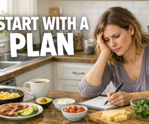 lazy keto morning plan