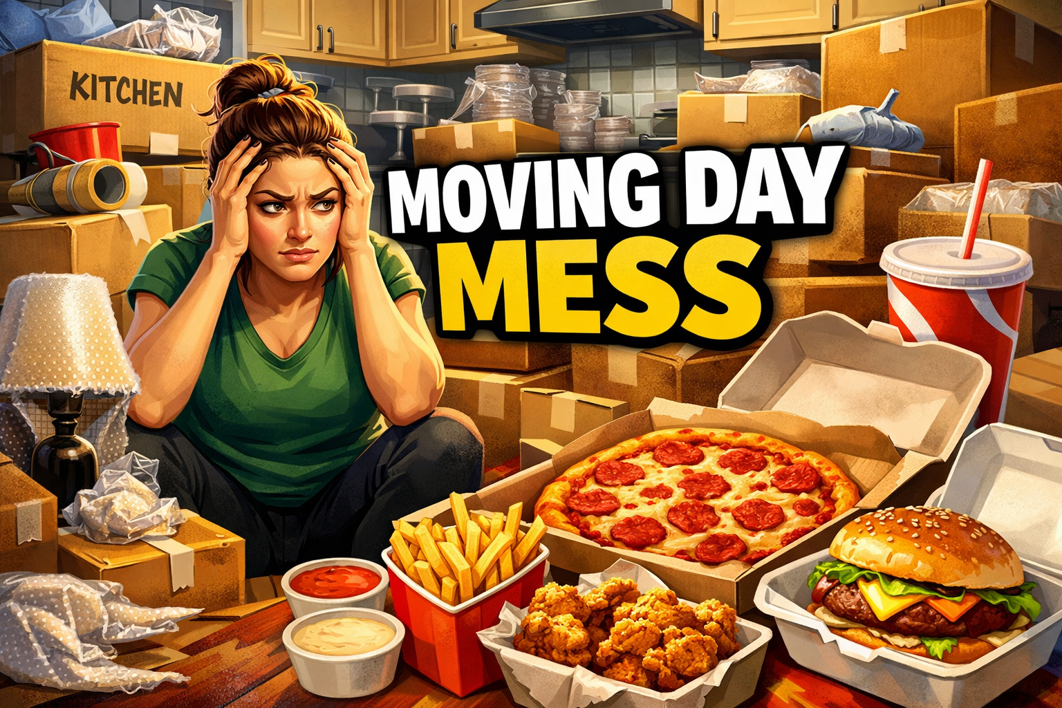 You are currently viewing Why Lazy Keto Falls Apart on Moving Day When the Kitchen Is Packed and Every Meal Turns Into Takeout