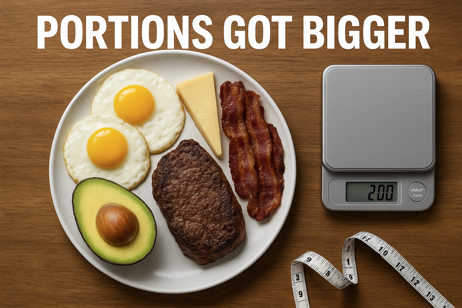 You are currently viewing Why Keto Weight Loss Stalls When Your Portions Quietly Get Bigger After the First Few Good Weeks