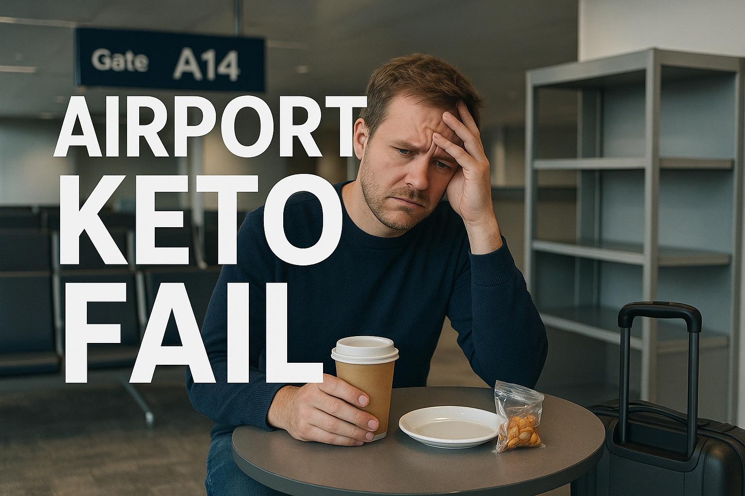 You are currently viewing Lazy Keto at Airports When Delays, Gate Food, and “I’ll Eat Later” Blow Up the Whole Day