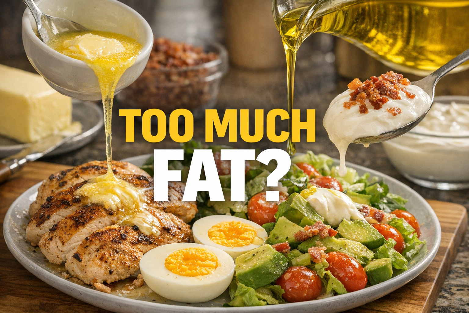 You are currently viewing Why Keto Weight Loss Slows Down When You Keep Adding Fat to Food That Was Fine Without It