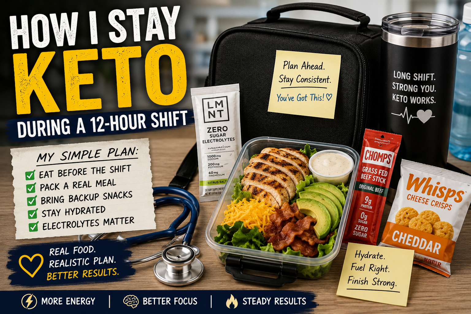 You are currently viewing How I Stay Keto During a 12-Hour Shift