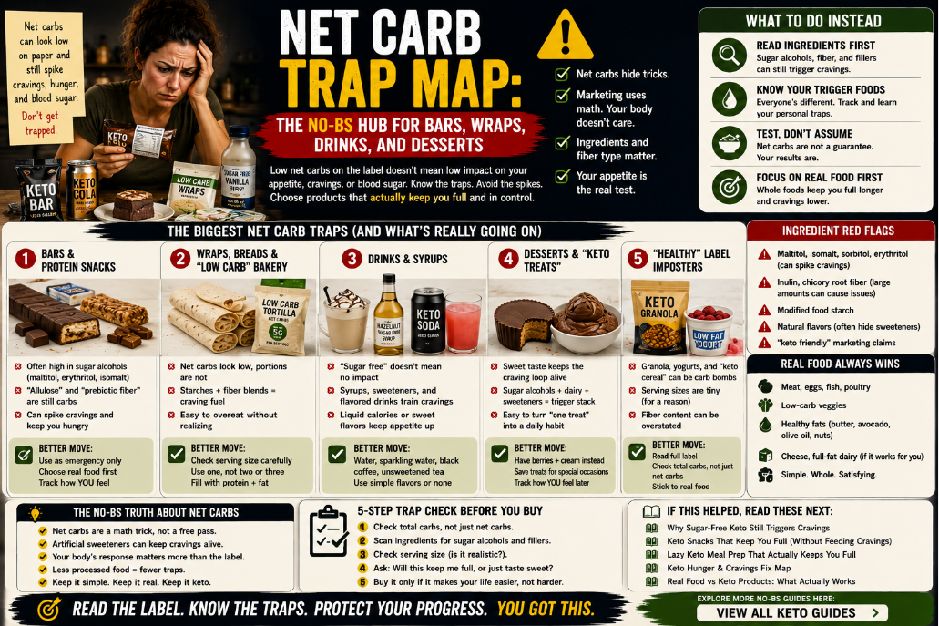 You are currently viewing Net Carb Trap Map: The No-BS Hub for Bars, Wraps, Drinks, and Desserts