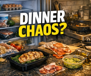 lazy keto meal prep featured image