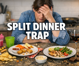 lazy keto split dinners featured image