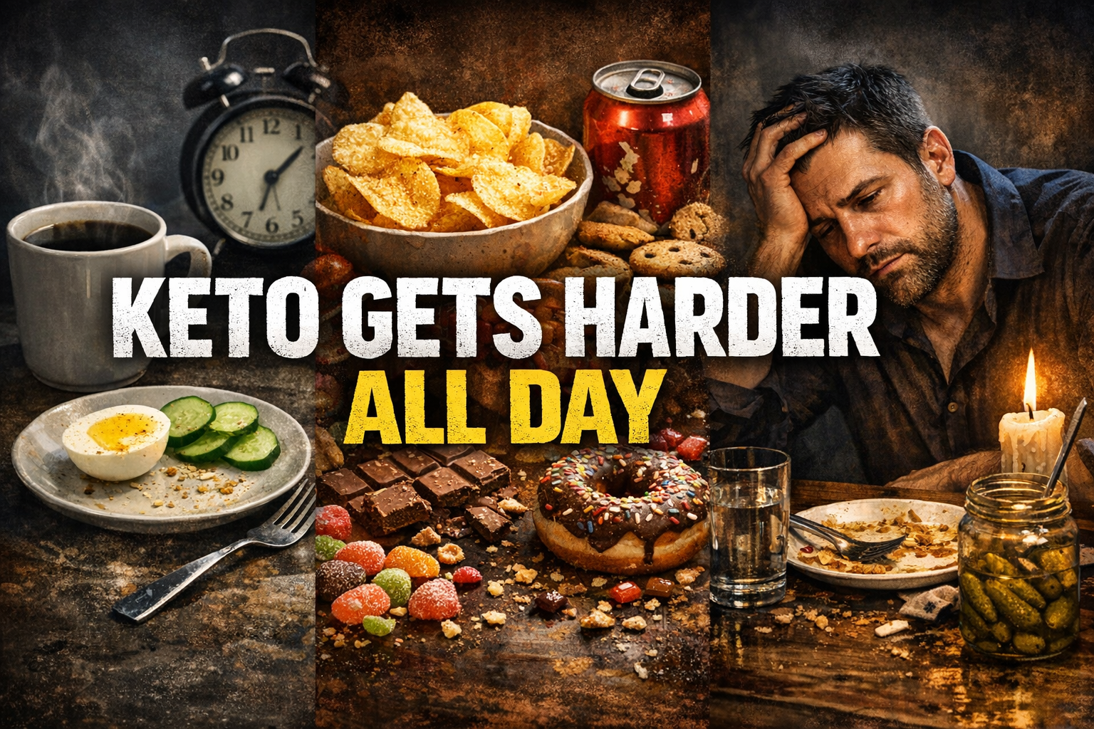 You are currently viewing Why Keto Gets Harder From Morning to Night (And Where the Day Starts Going Wrong)