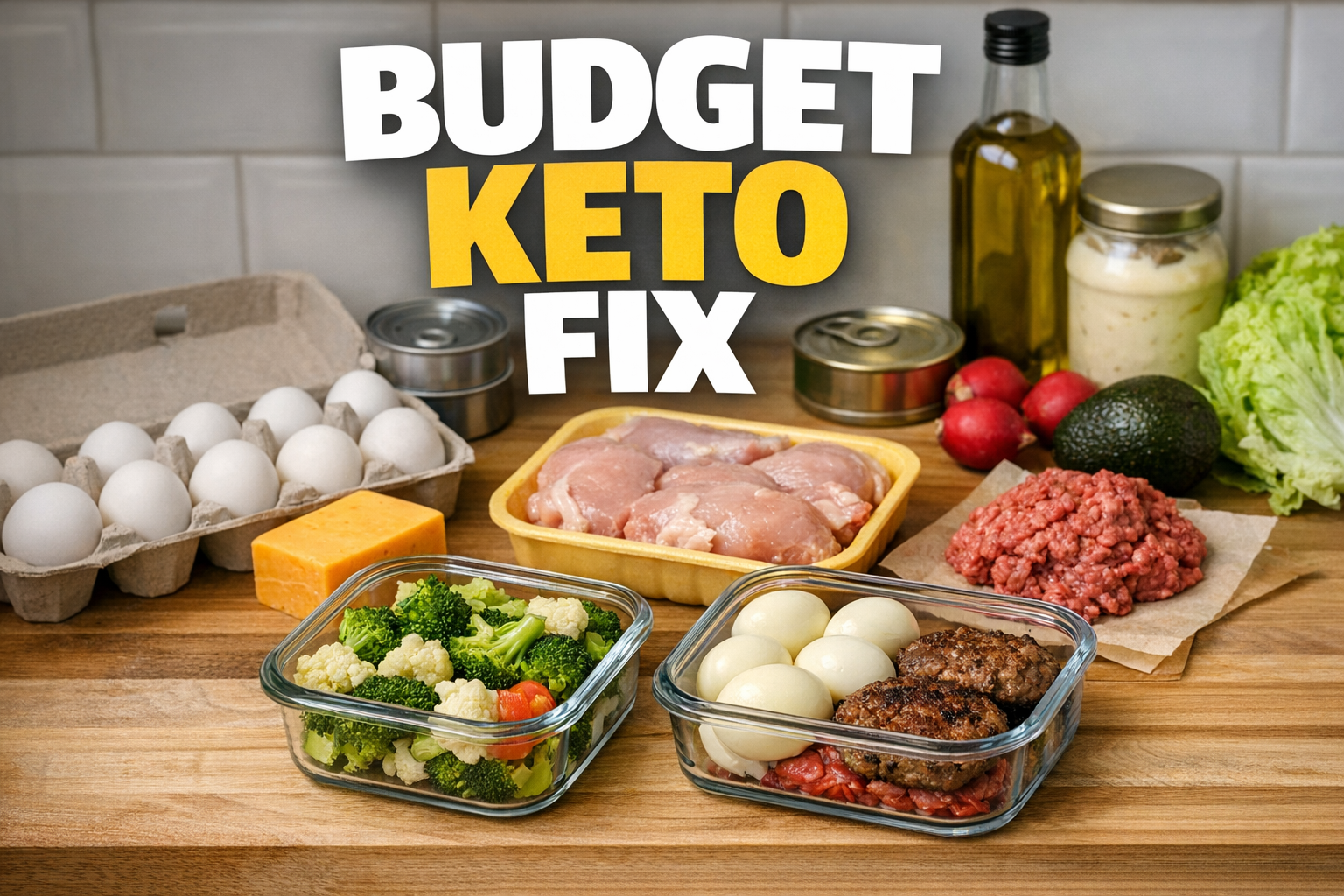 You are currently viewing Budget Keto Troubleshooting: Cheap Meals, Grocery Week Gaps, Convenience Food Traps, and How to Stop Payday Reset Cycles