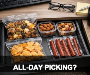 keto desk drawer snacks