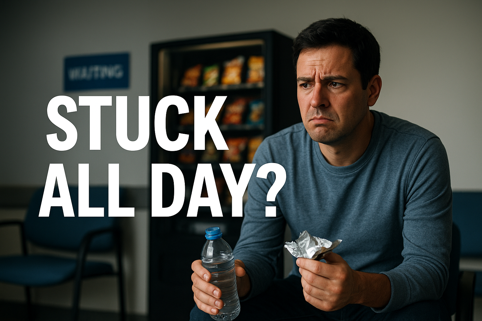 You are currently viewing Lazy Keto in Hospital Waiting Rooms When Vending Machines, Cafeteria Food, and I’ll Eat Later Wreck the Whole Day