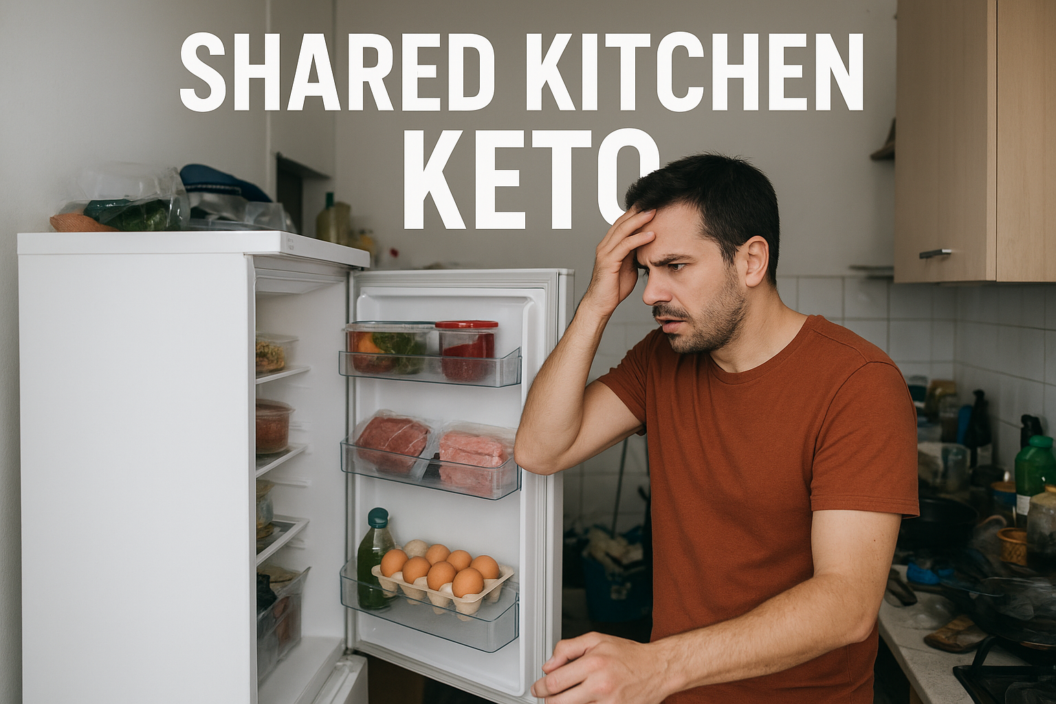 You are currently viewing Lazy Keto in a Shared Kitchen When Missing Food and Zero Fridge Space Keep Wrecking Dinner