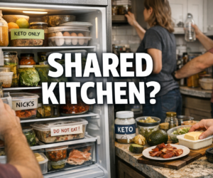 lazy keto with roommates featured image