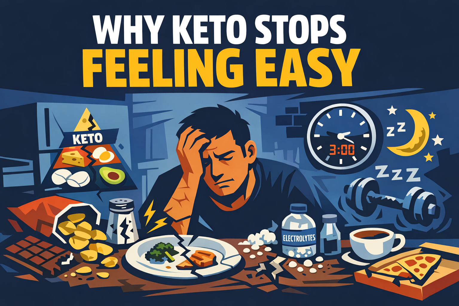 You are currently viewing Why Keto Stops Feeling Easy After the First Few Good Weeks