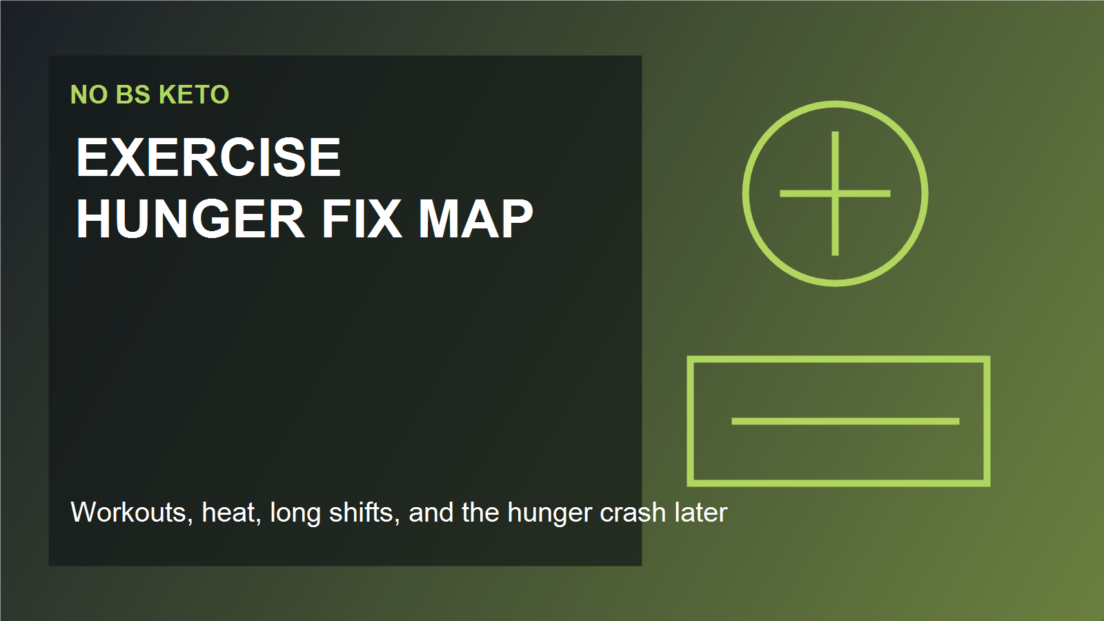 You are currently viewing Keto Exercise Hunger Fix Map: What to Check Before You Blame Workouts, Heat, Long Shifts, or Healthy Activity